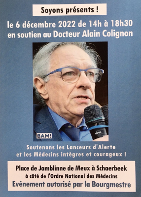 En soutien au docteur Alain Colignan