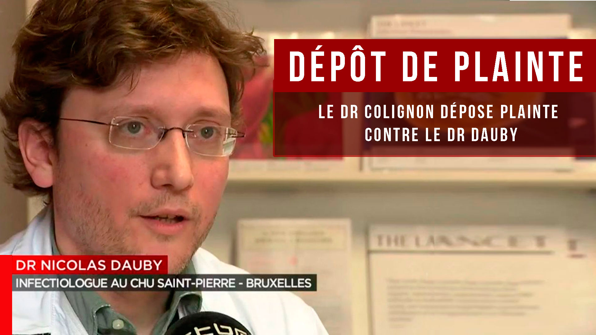 Le Dr Colignon dépose plainte contre le Dr Dauby