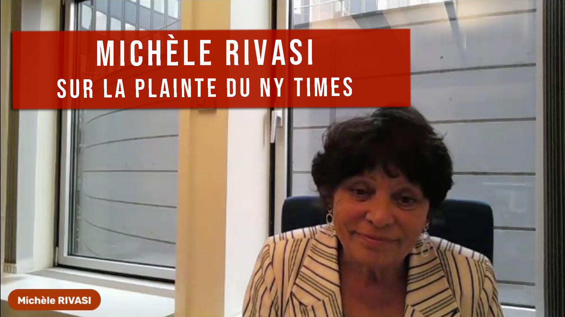 Michèle Rivasi sur la plainte du NY Times