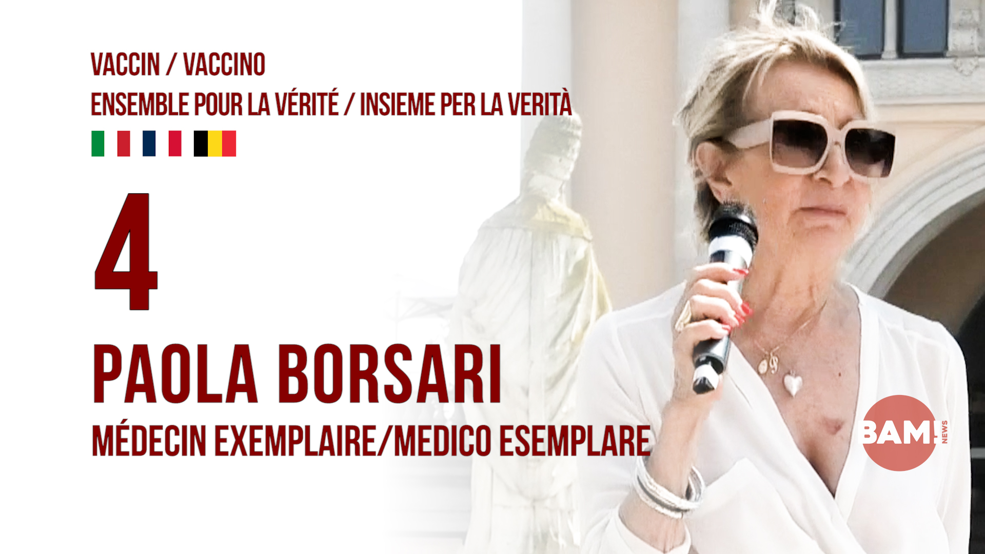 VACCIN.O ENSEMBLE POUR LA VÉRITÉ/INSIEME PER LA VERITÀ #4 PAOLA BORSARI MÉDECIN/MEDICO