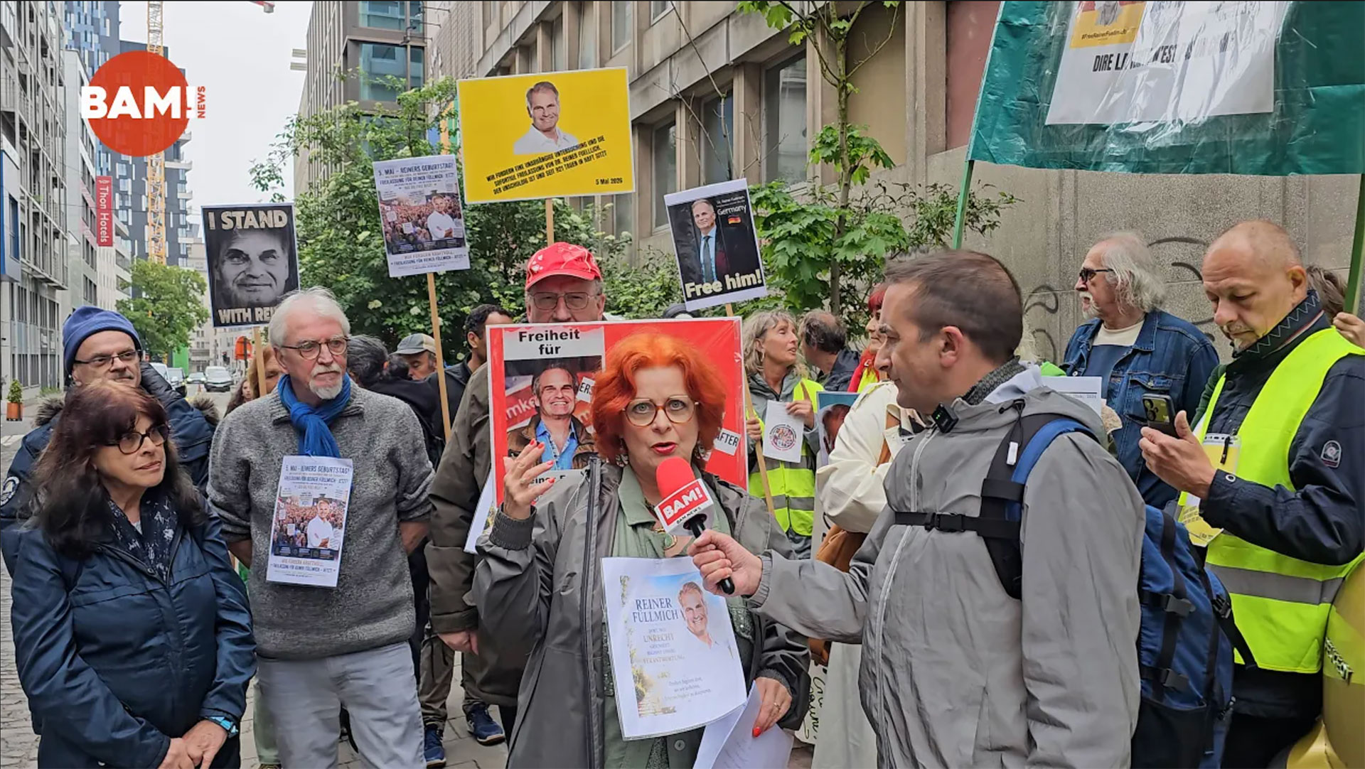 Pétition pour la libération de REINER FUELLMICH, déposée dans 15 ambassades d'Allemagne
