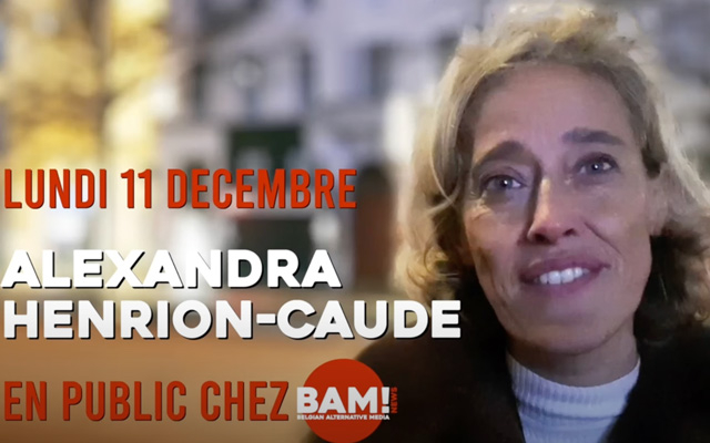 Alexandra Henrion-Caude à Bruxelles