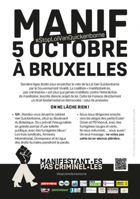 Manif #stoploivanquickenborne