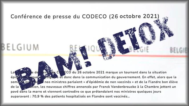 BAM! détoxe : Conférence de presse du CODECO (26 octobre 2021)