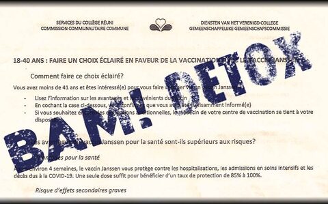 BAM! détoxe le formulaire de Johnsson & Johnsson censé aider les jeunes à faire un choix éclairé pour la vaccination