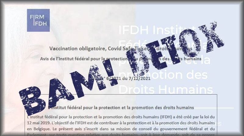 L’IFDH sur l’obligation vaccinale : Avis juridique ou biaisé ?
