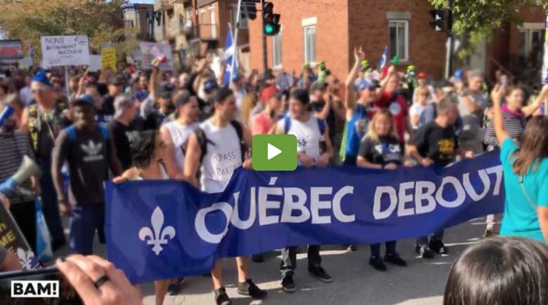 Les canadiens se mobilisent en masse contre la dictature sanitaire