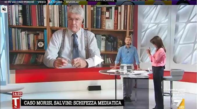 Révélation de l’ex-ministre Roberto Castelli su la chaîne La7