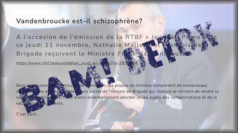 Vandenbroucke est-il schizophrène ?