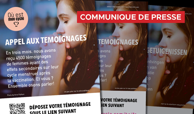 Communique de presse : « Où est mon cycle ? » Droit de réponse.