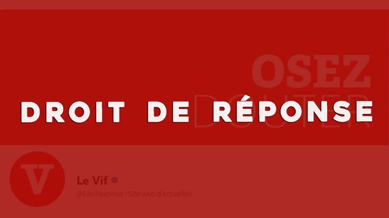 Droit de Réponse à la Carte Blanche du Vif du 26 janvier 2022 : L’absence de consensus sur la véracité des faits met en danger la santé publique