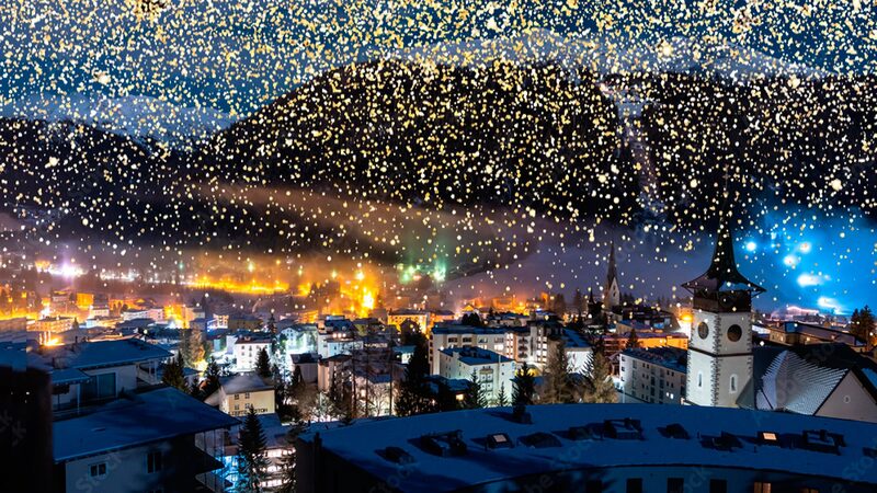 Davos transforme la neige en or