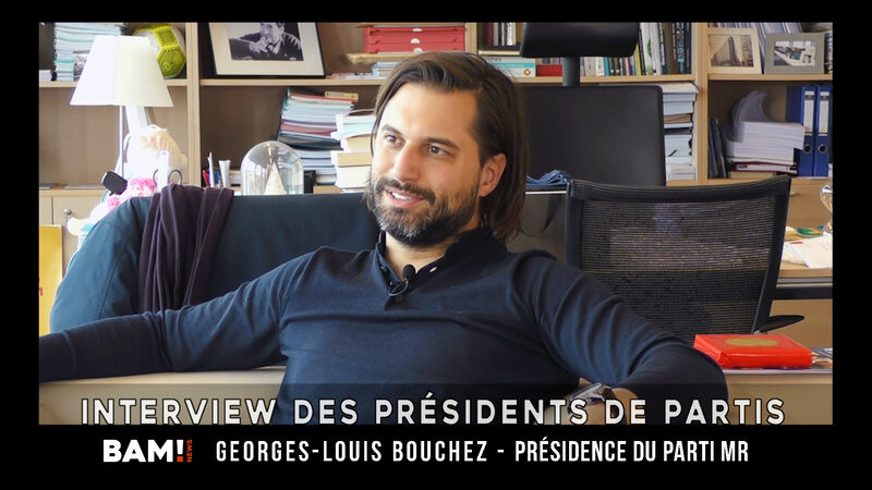 Interview des présidents de partis : Georges-Louis Bouchez (MR)