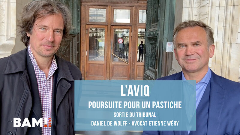 L’AVIQ - poursuite pour un pastiche