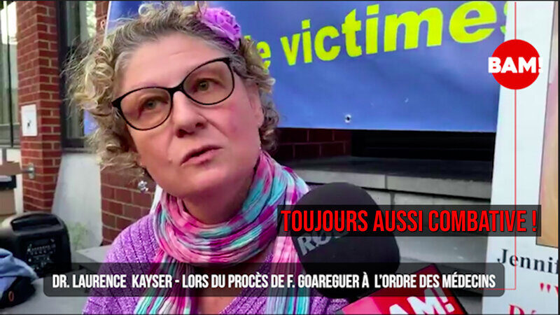 La gynécologue Laurence Kayser - toujours aussi combative !