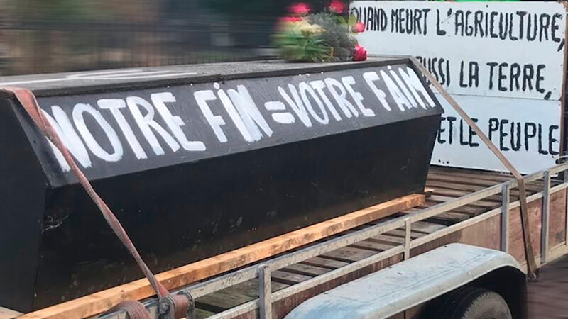 Revendications des agriculteurs - Frontière Belgo-française !