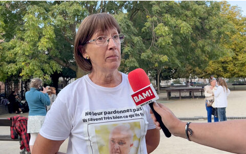 Marie-Carmen soutien au Dr. Colignon et aux victimes
