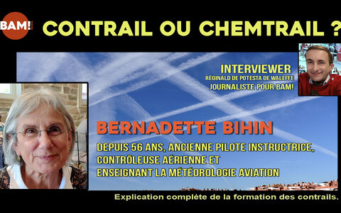 Distinguer les contrails des chemtrails par Bernadette Bihin
