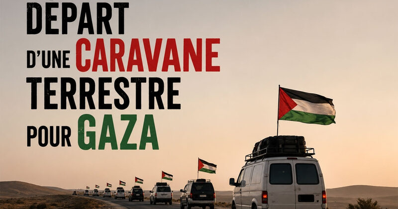 Palestine Convoy - départ officiel