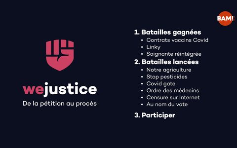 WEJUSTICE, LE 5ème POUVOIR EST LÀ