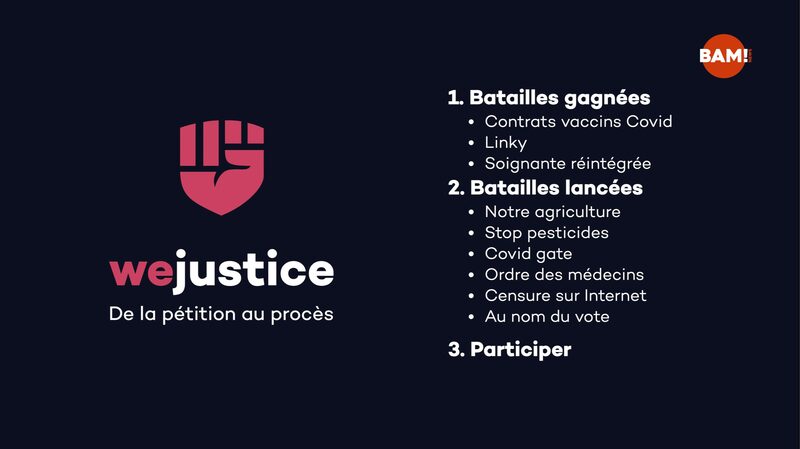WEJUSTICE, LE 5ème POUVOIR EST LÀ