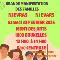 Grande manifestation des familles