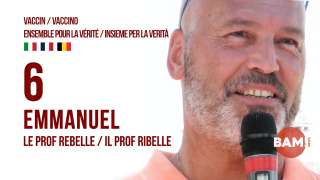 Emmanuel Herbin, seul prof en Belgique à avoir été "démissionné" pour avoir alerté ses élèves de la dangerosité du masque et des "vaccins" covid: VACCIN.O ENSEMBLE POUR LA VÉRITÉ/INSIEME PER LA VERITÀ #6 EMMANUEL, PROF REBELLE/PROF RIBELLE